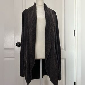 Barefoot Dreams Women’s Dark Gray Soft Cozy Open Cardigan Size Medium